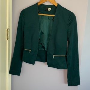 Emerald green blazer